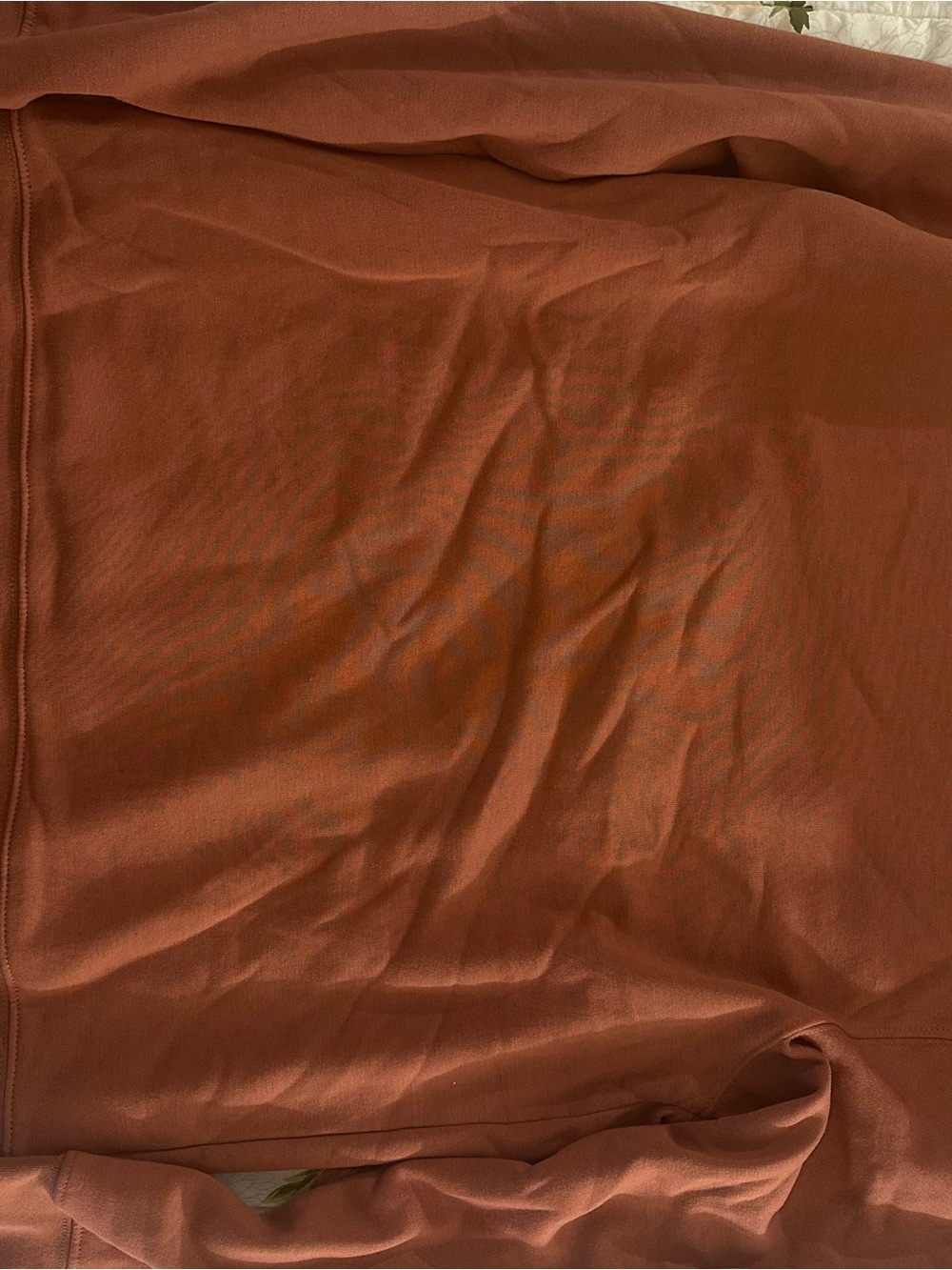 Primark Men's Long-Sleeve Shirt in Rust Brown